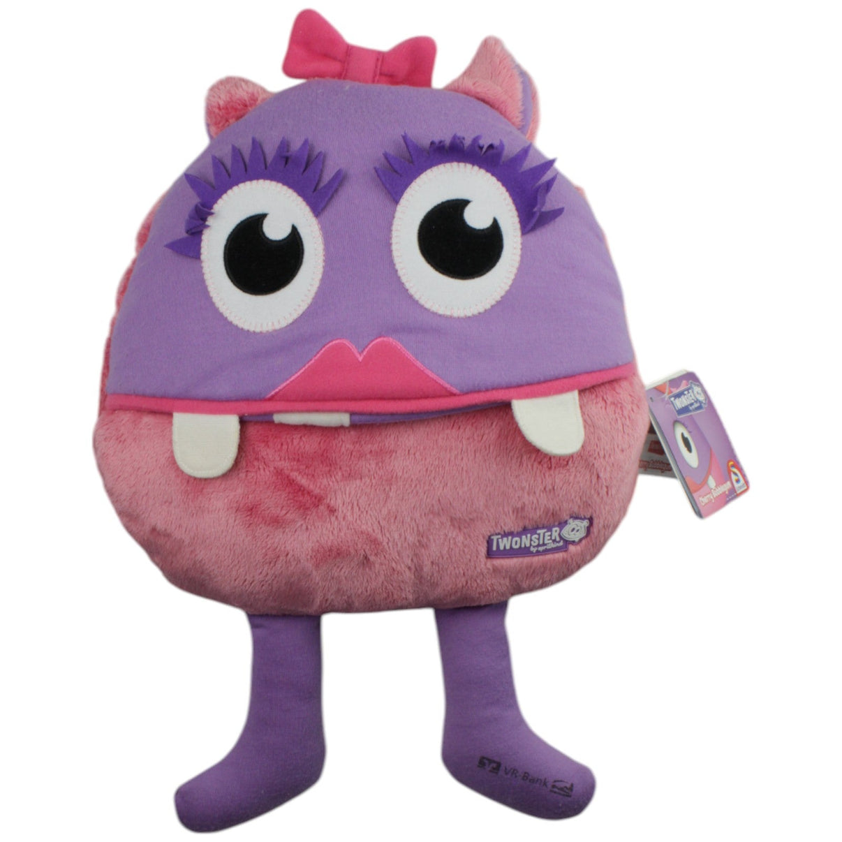 123000015410 Schmidt Twonster, Cherry Bubblegun (VR - Bank) Plüschfigur Kumpel Leo neu