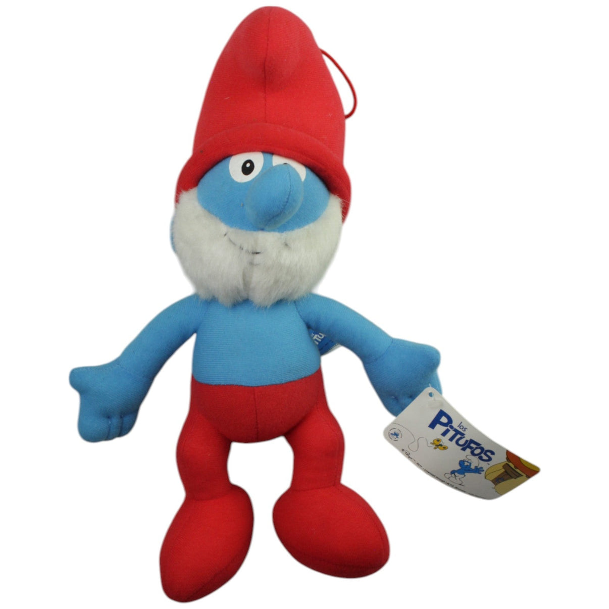 123000015421 Play by Play Großer Papa Schlumpf aus Die Schlümpfe Plüschfigur Kumpel Leo neu