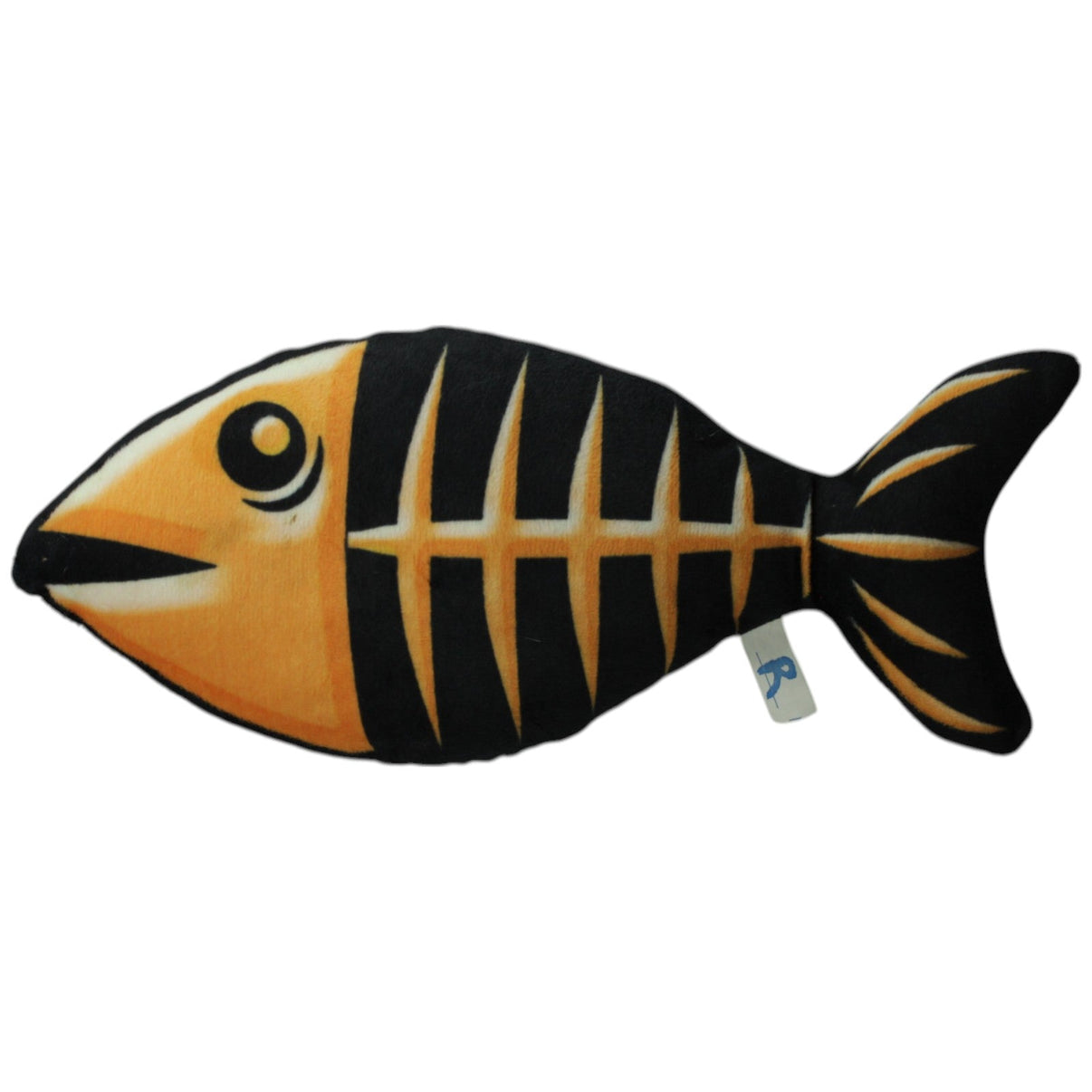 123000015438 Rasehorn Fisch - Skelett, schwarz - orange Kuscheltier Kumpel Leo Gebraucht