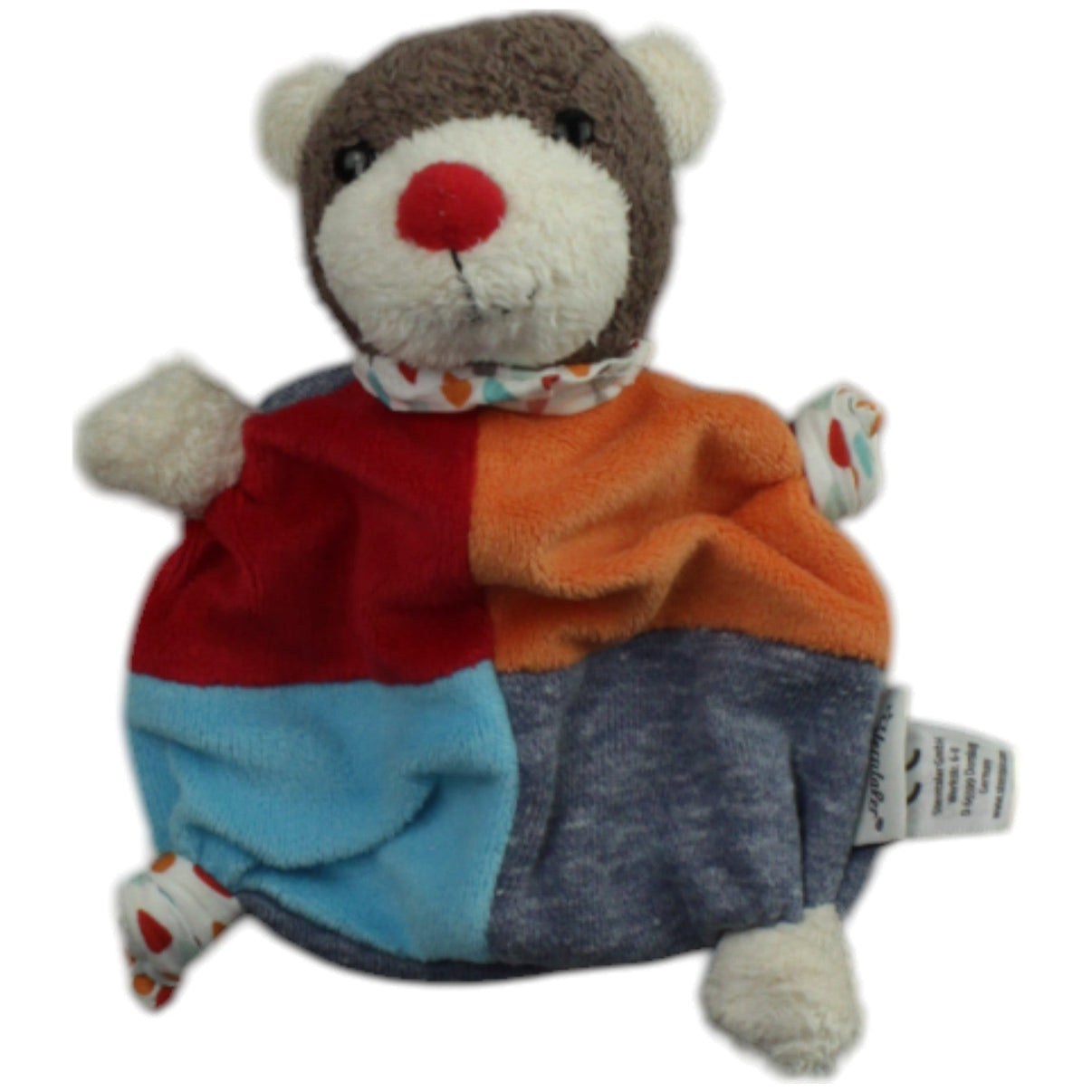 123000015440 Sterntaler Bunter Bär Bobby Schmusetuch mit Rassel Kumpel Leo Gebraucht Knuddeltuch Kuscheltuch