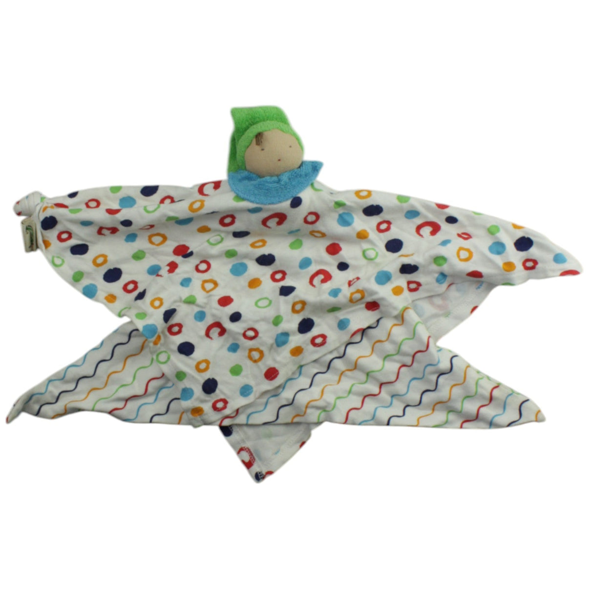 123000015466 ALANA Großer Wichtel aus Bio - Baumwolle, bunte Punkte Schmusetuch Kumpel Leo dm drogerie markt Gebraucht