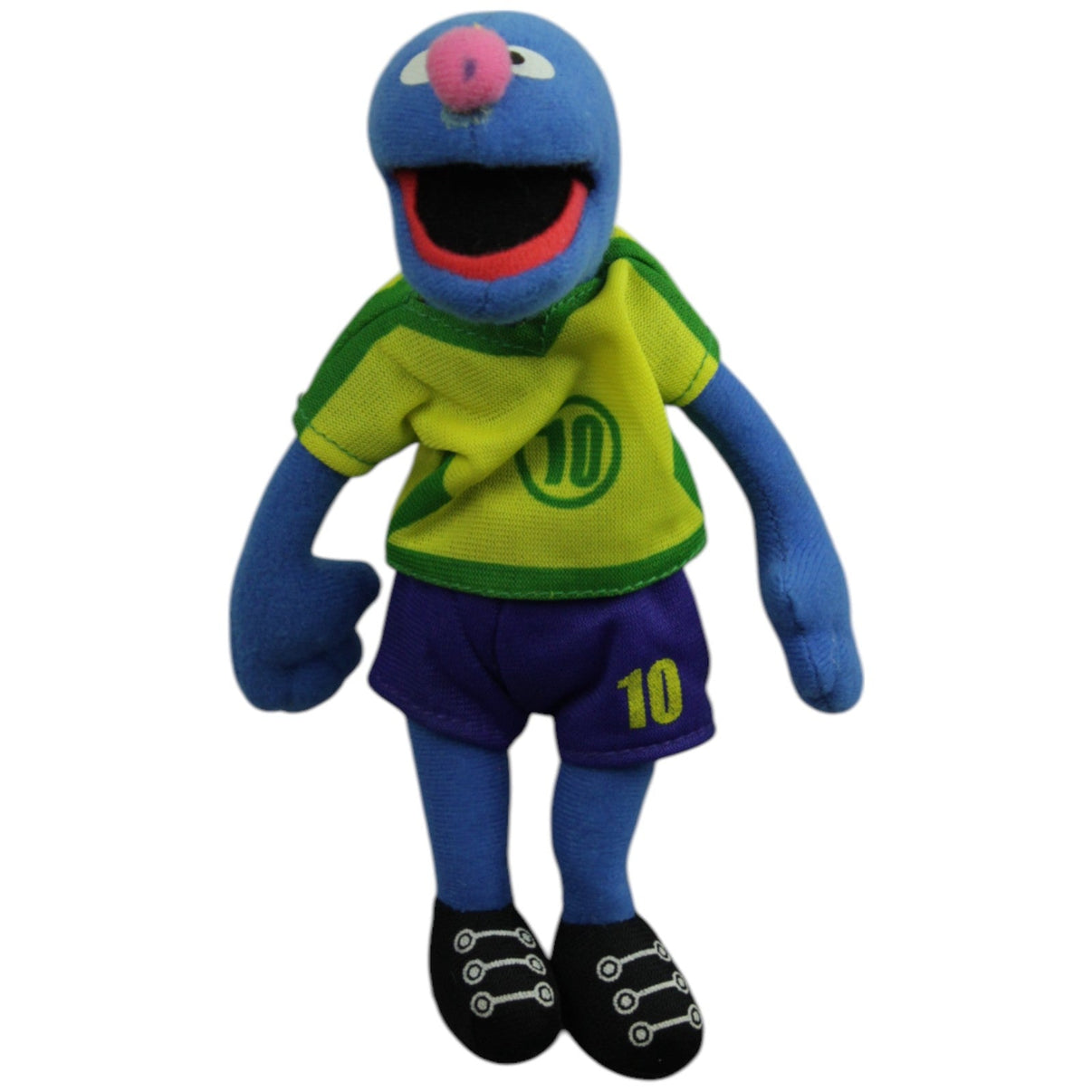 123000015471 NORDSEE Sesamstraßen Kicker, Grobi Plüschfigur Kumpel Leo Gebraucht