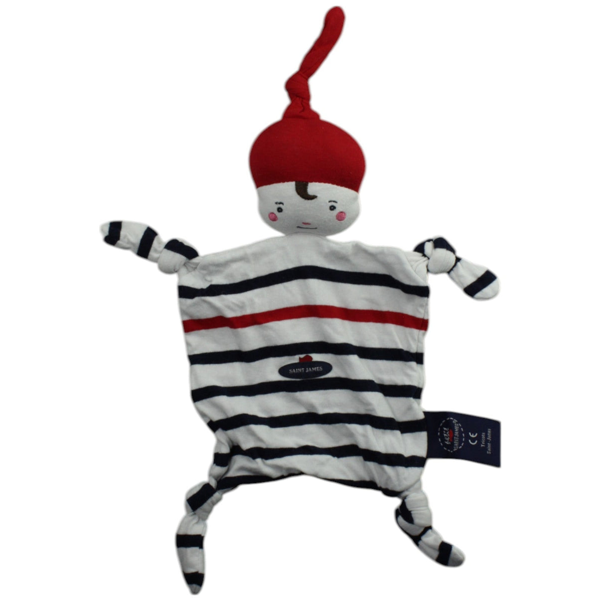 123000015484 Saint James Kind mit Zipfelmütze Schmusetuch Kumpel Leo Gebraucht Knuddeltuch Kuscheltuch