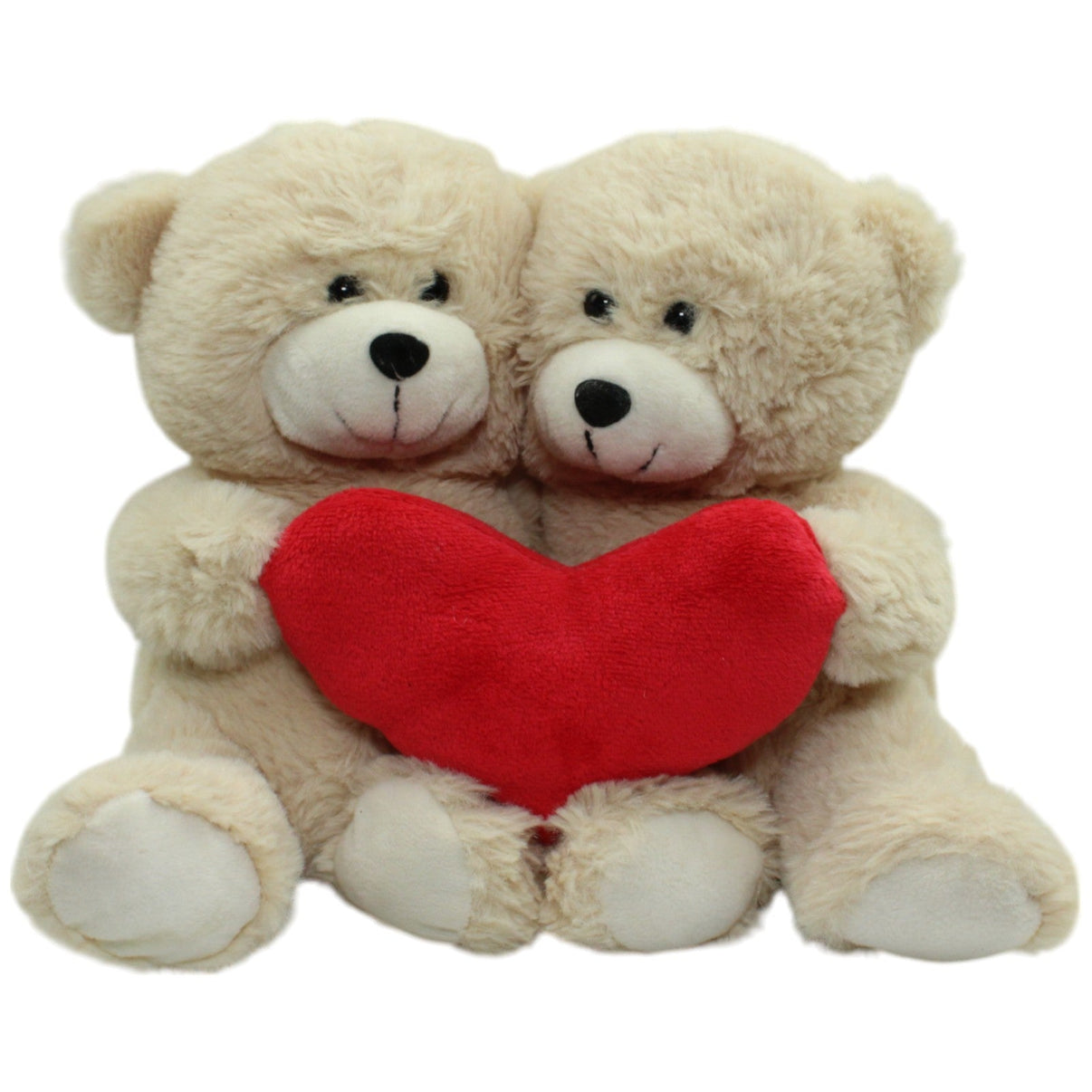 123000015497 TEDI Kuschelfreund, süßes Teddybären - Paar mit Herz Kuscheltier Kumpel Leo Gebraucht Teddy Teddybär