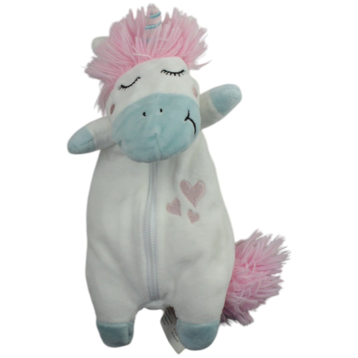 123000015516 TEDI Weißes Einhorn mit rosa Mähne Mäppchen Kumpel Leo Gebraucht