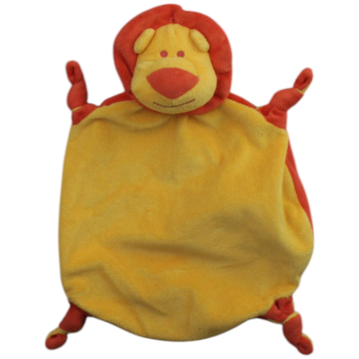 123000015529 Happy People Süßer Löwe, gelb - orange Schmusetuch Kumpel Leo Gebraucht Knuddeltuch Kuscheltuch