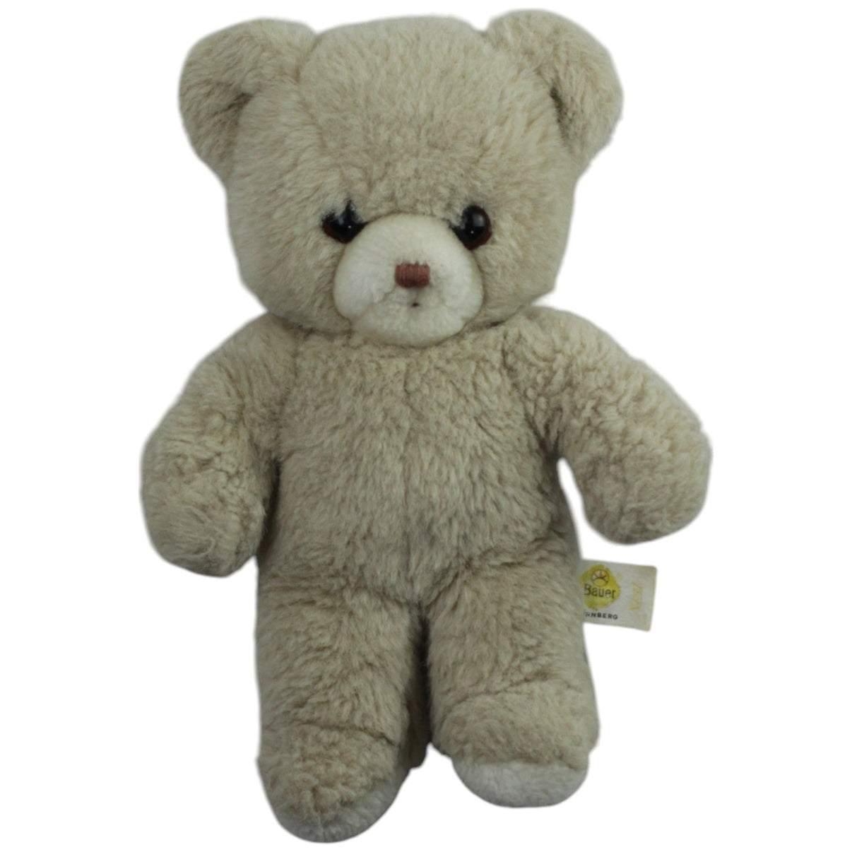 123000015545 Bauer Süßer Teddybär, beige Kuscheltier Kumpel Leo Gebraucht Teddy Teddybär