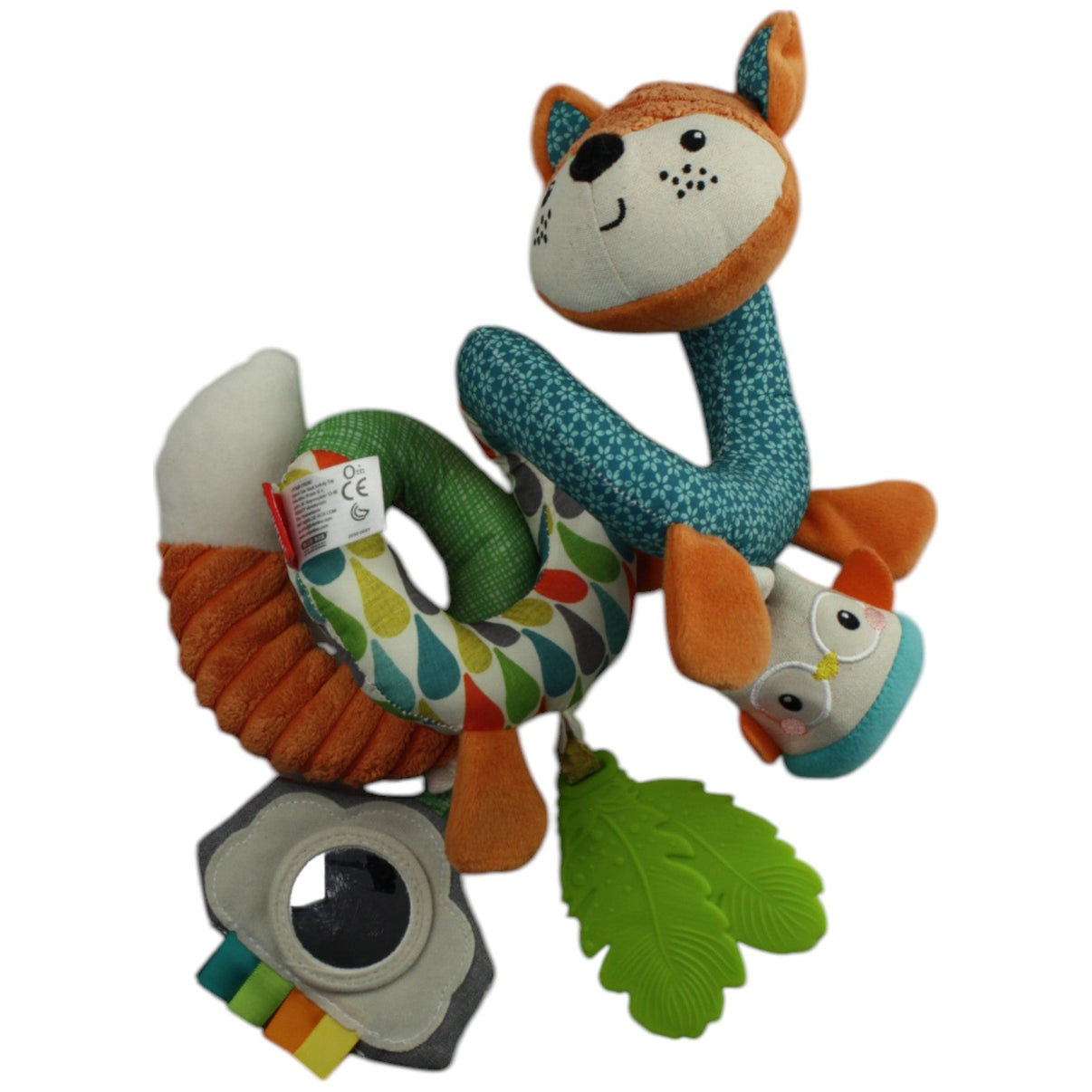 123000015548 Infantino Süßer bunter Fuchs Activity - Spirale Kumpel Leo Gebraucht