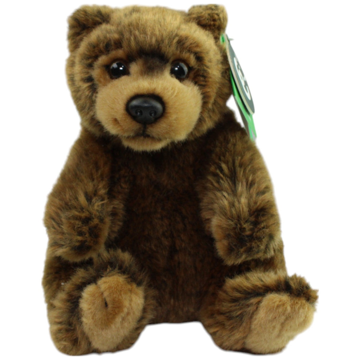 123000015654 Living Nature Grizzly Bär, sitzend Kuscheltier Kumpel Leo neu