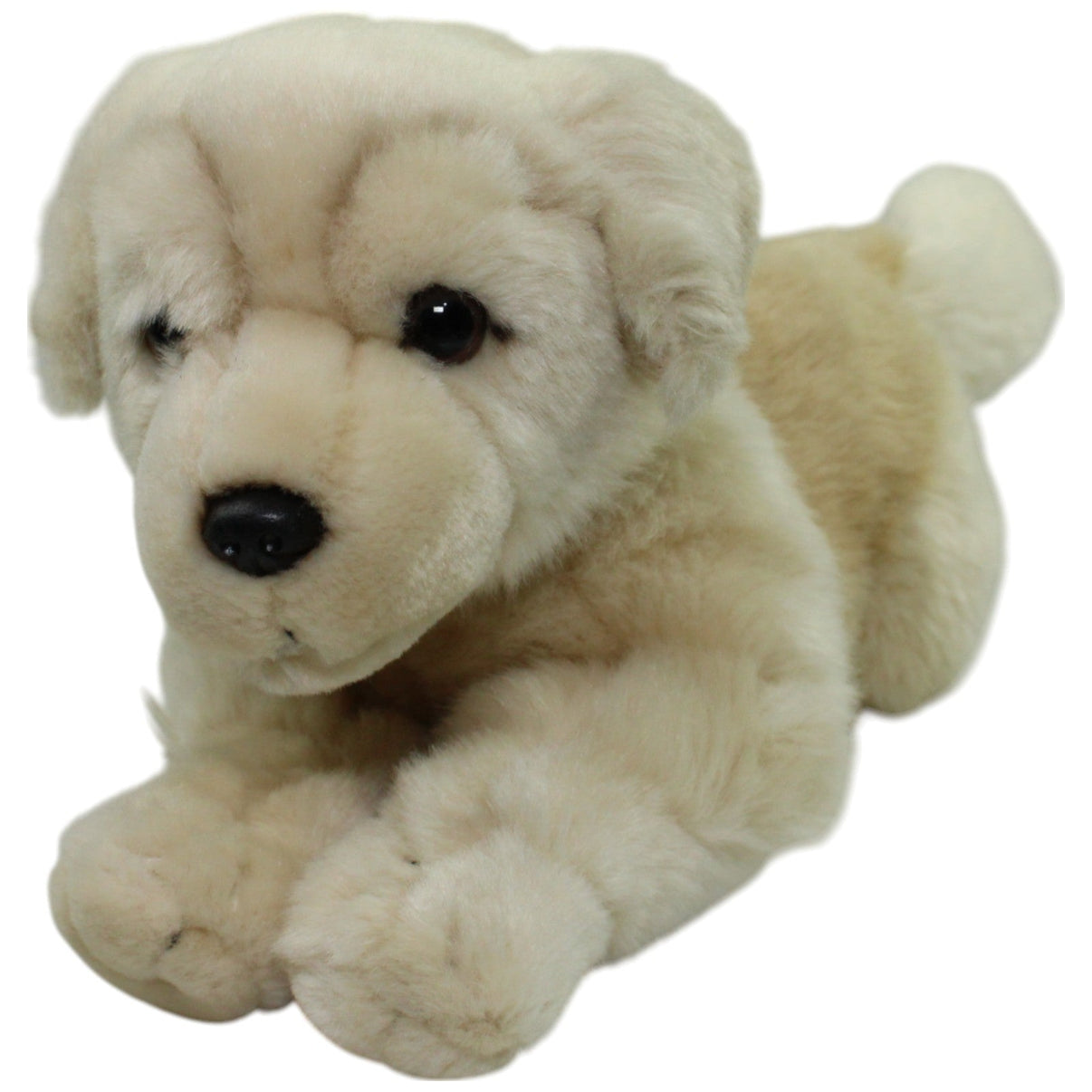 123000015695 Uni - Toys Leosco, liegender Golden Retriever Welpe Kuscheltier Kumpel Leo Gebraucht Hund