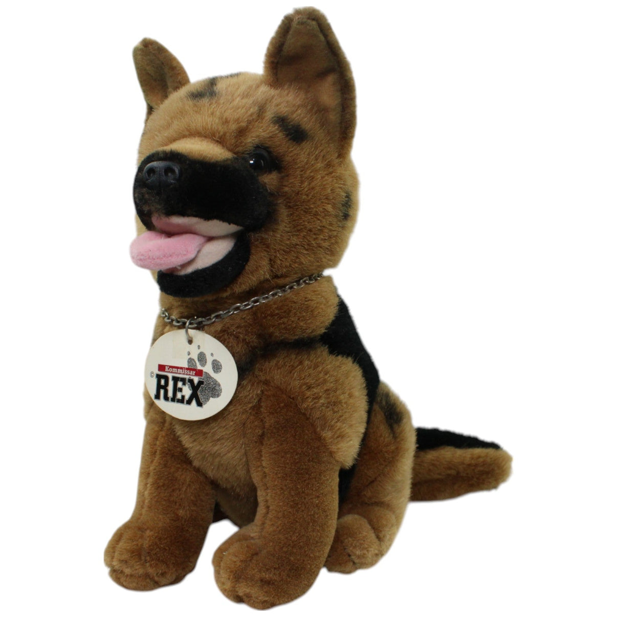 123000015701 Heunec Kommissar Rex, sitzend Kuscheltier Kumpel Leo _Vintage_ Hund neu