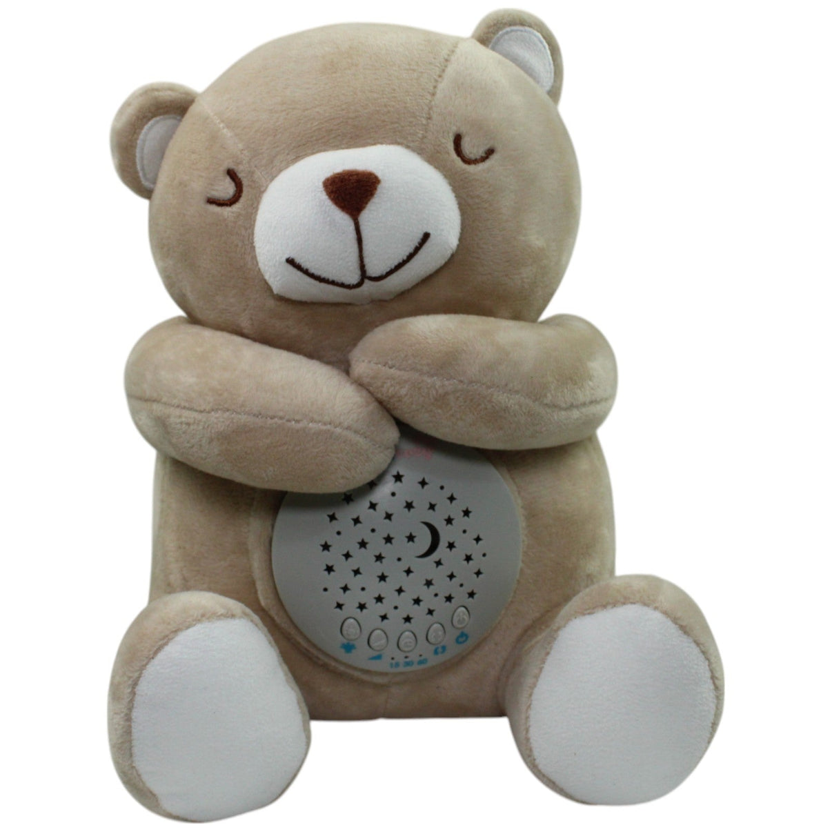 123000015729 Apunol Teddybär mit Projektor Sternenlicht und weißem Rauschen Nachtlicht Kumpel Leo Gebraucht