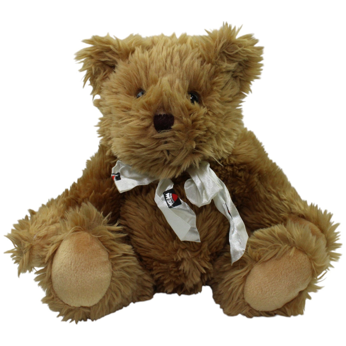 123000015762 Inter Werbung Keimfarben, Teddybär mit Schleife Kuscheltier Kumpel Leo Gebraucht Teddy Teddybär