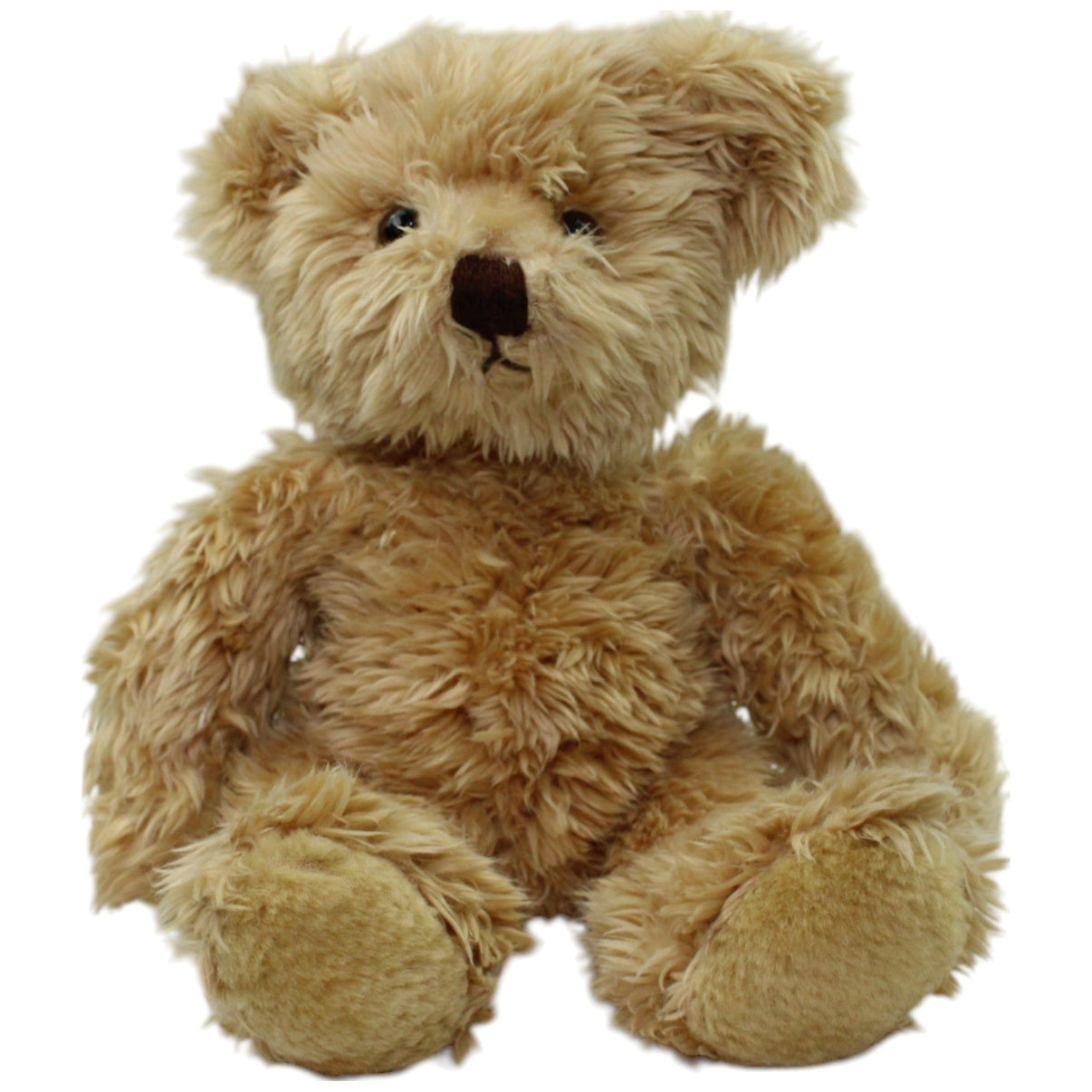123000015768 Premier Portfolio Zotteliger beiger Teddybär Kuscheltier Kumpel Leo Gebraucht Teddy Teddybär