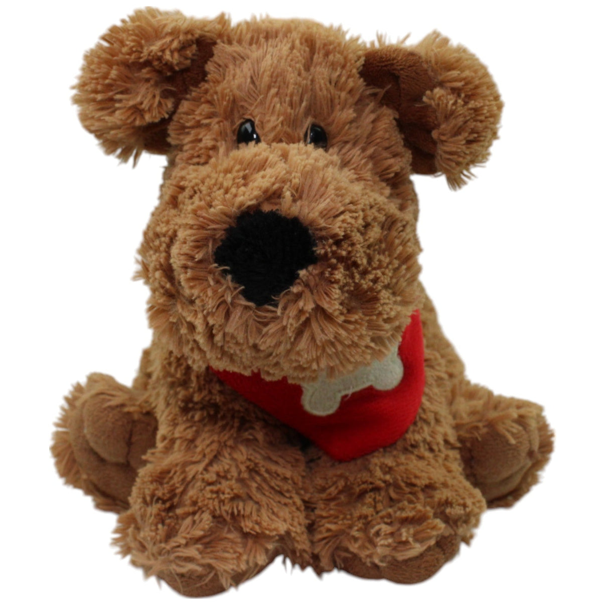 123000015837 Althans Club Süßer brauner Hund mit Halstuch Kuscheltier Kumpel Leo Gebraucht Hund