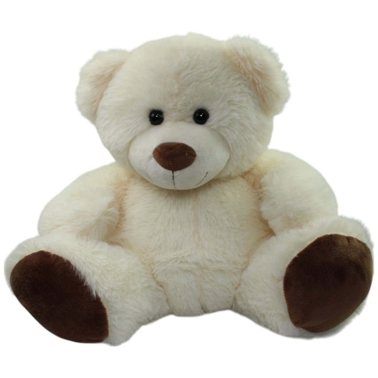 123000015846 Woolworth Kuschel Woolis, großer weißer Teddy Kuscheltier Kumpel Leo Gebraucht Teddy Teddybär