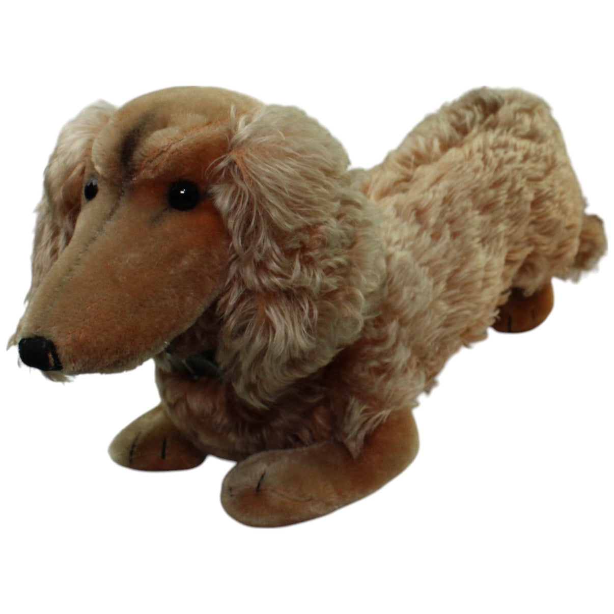 123000015913 Steiff Langhaardackel Waldi (ohne Fahne) Kuscheltier Kumpel Leo _Vintage_ Gebraucht Vintage