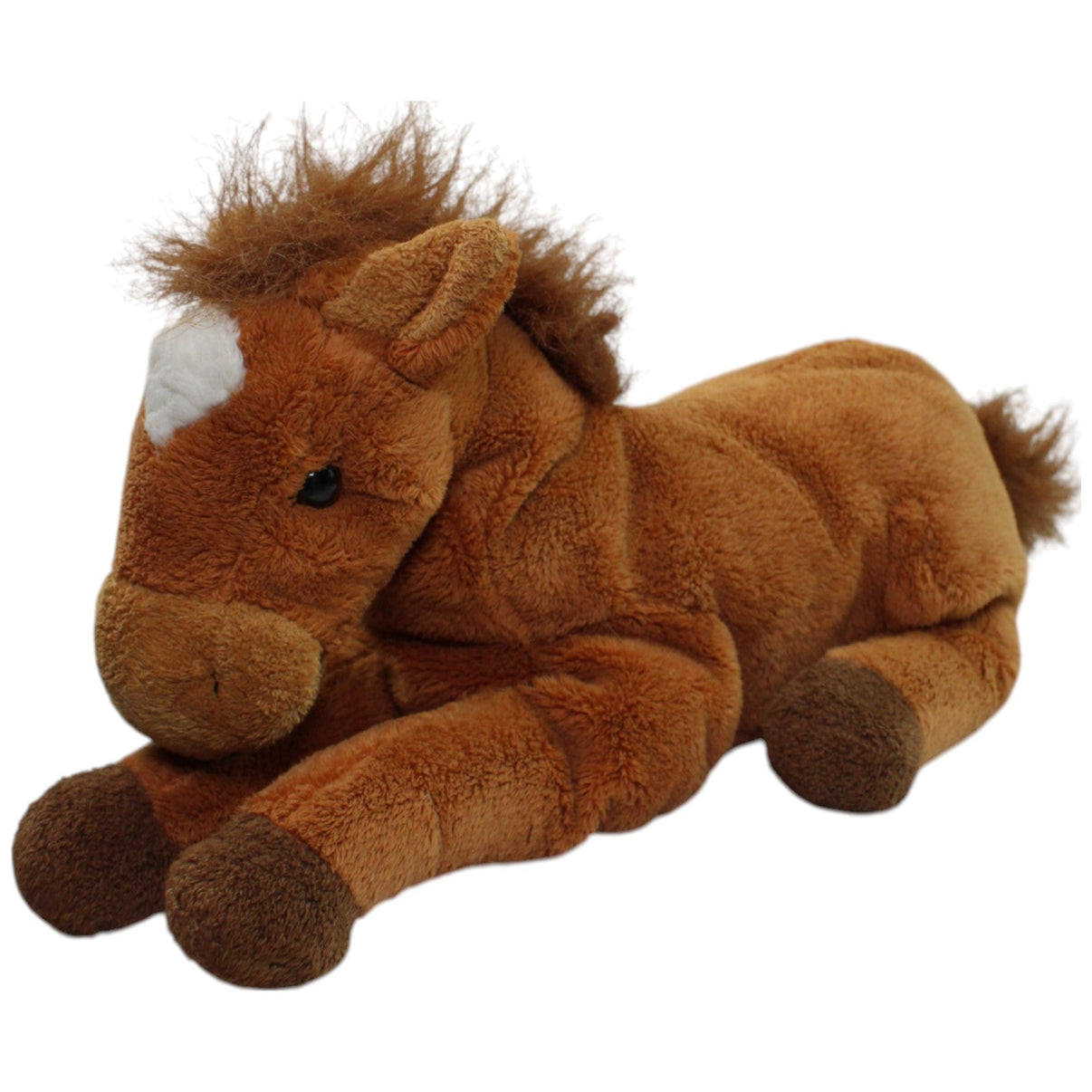 123000015915 Unbekannt Braunes Pferd mit weißer Blässe Kuscheltier Kumpel Leo Gebraucht