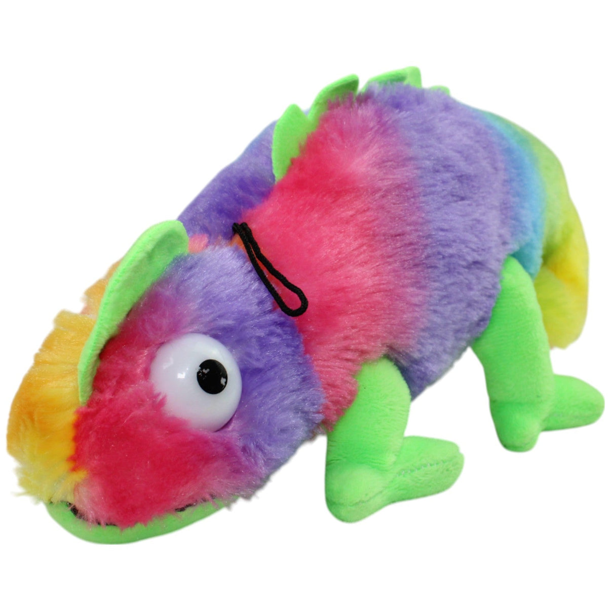123000015916 Unbekannt Regenbogen Chamäleon, flauschig Kuscheltier Kumpel Leo Gebraucht