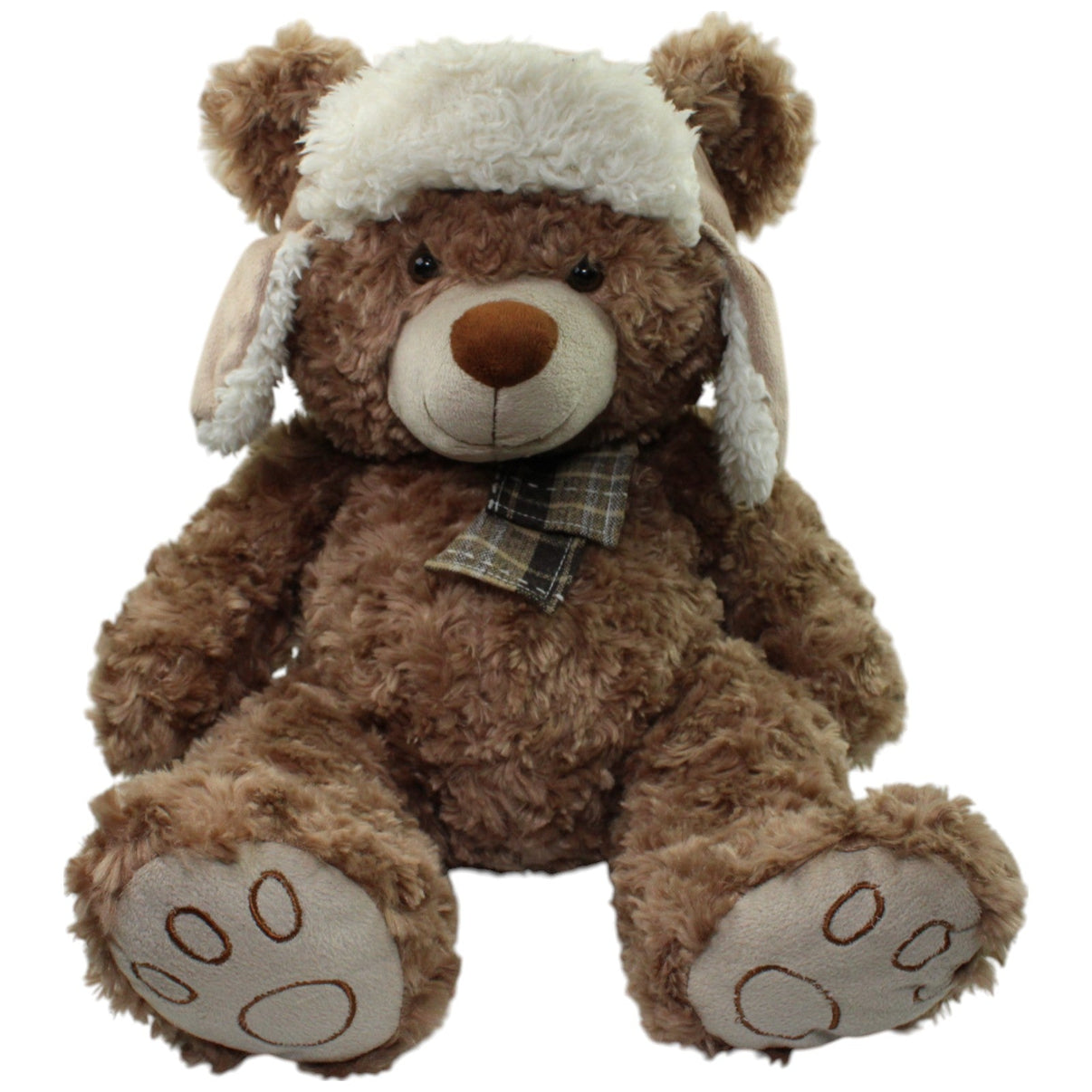 123000015948 Mars & More XL Teddybär Mütze und Schal Kuscheltier Kumpel Leo Gebraucht Teddy Teddybär