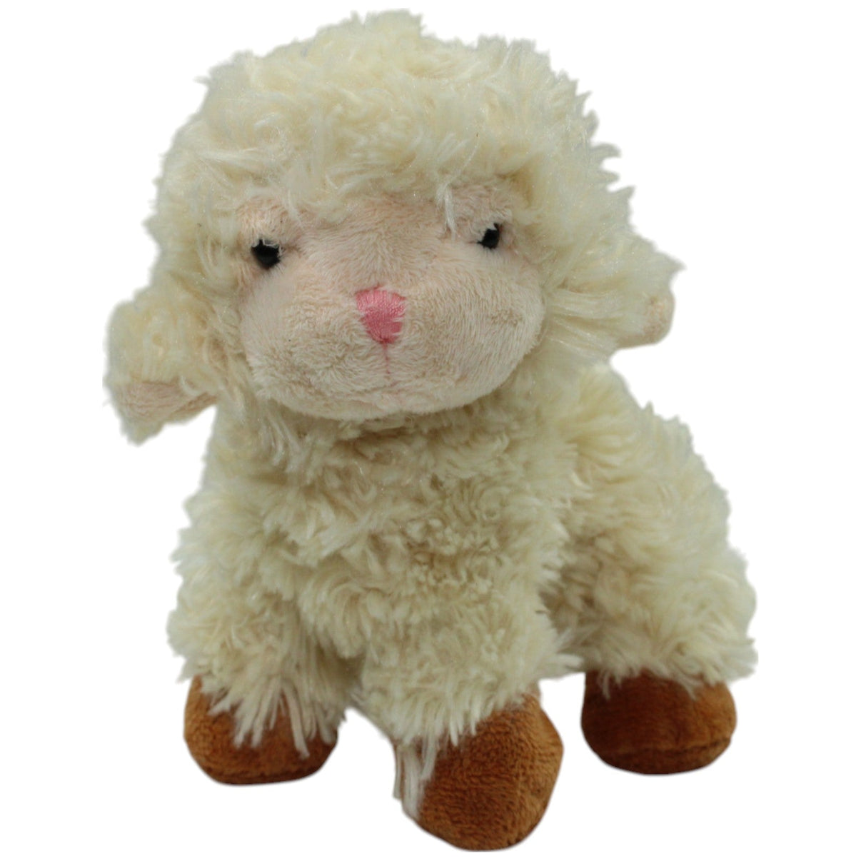 123000015962 Unbekannt Süßes zotteliges Lamm Kuscheltier Kumpel Leo Gebraucht Schaf