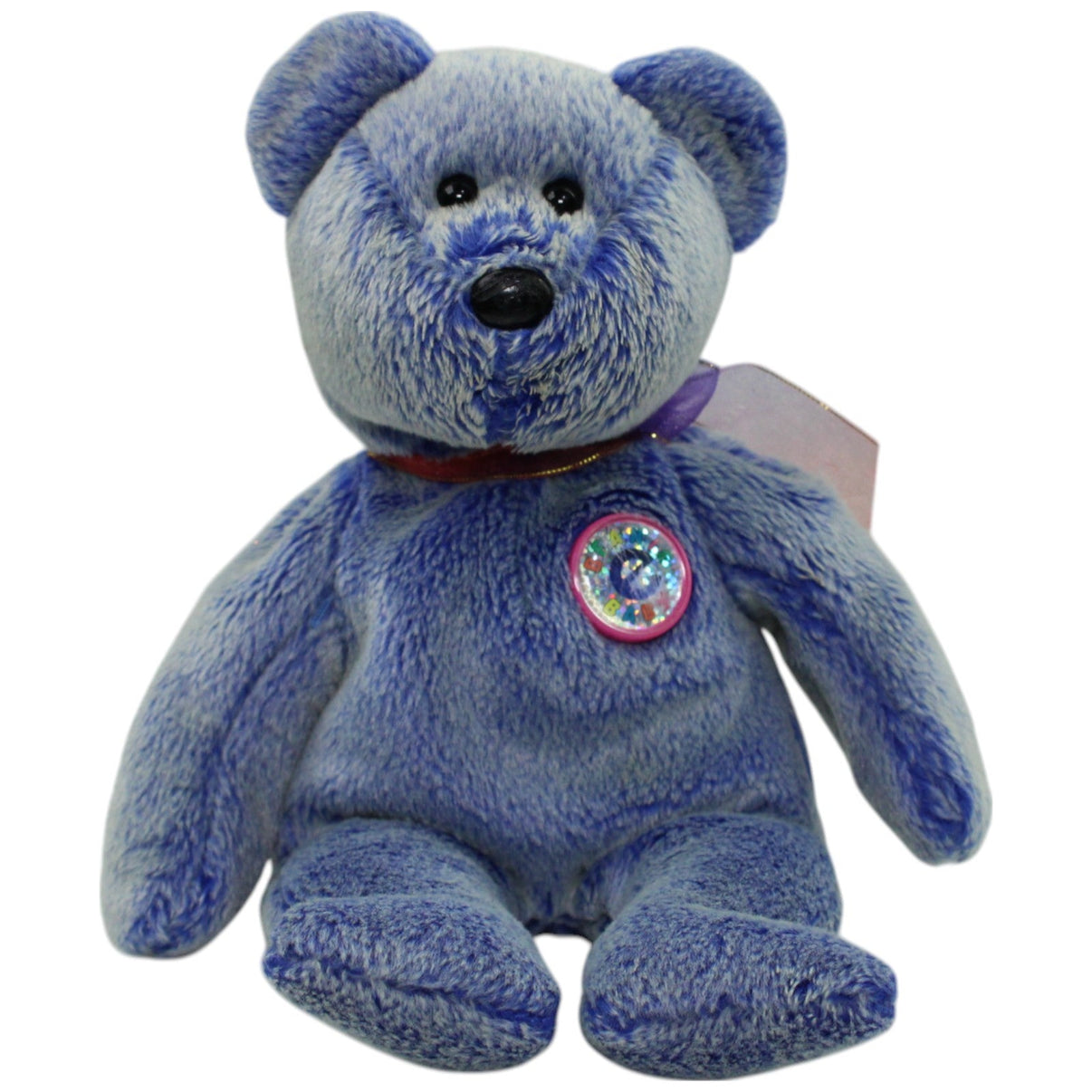 123000015974 TY Beanie Baby, Periwinkle Kuscheltier Kumpel Leo _Vintage_ Bär Gebraucht
