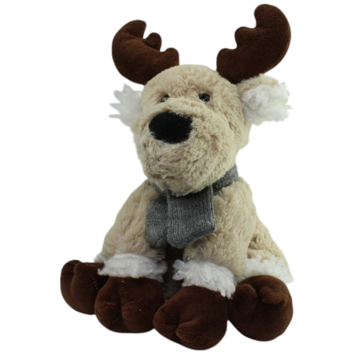 123000015991 Accentra Süßer weicher Elch mit Schal Kuscheltier Kumpel Leo Gebraucht Weihnachten