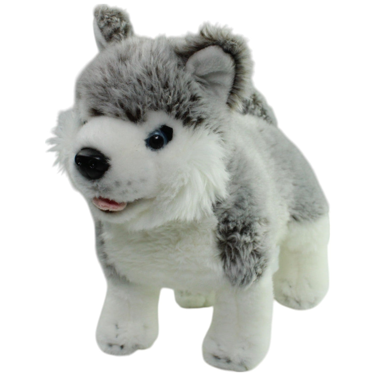 123000016015 Gewi Winkler Leosco, stehender hübscher Husky Kuscheltier Kumpel Leo Gebraucht Hund