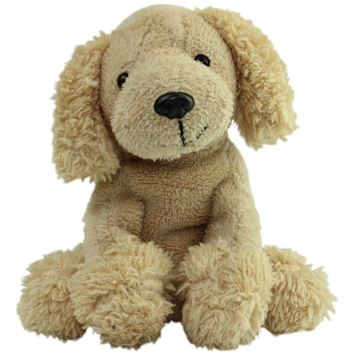 123000016022 Nanu - Nana Kleiner Hund, hellbraun Kuscheltier Kumpel Leo Gebraucht Hund