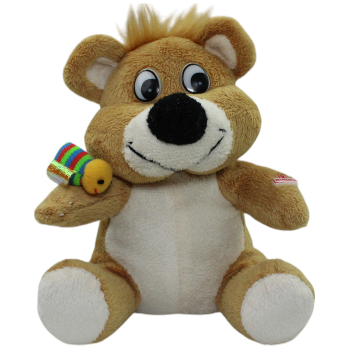 123000016084 Windel Süßer Bär mit kleiner Biene Kuscheltier Kumpel Leo Gebraucht