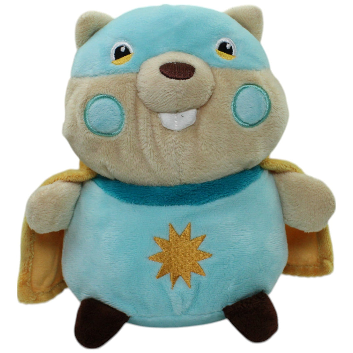 123000016101 Kaufland Kuniboo, Biber Woody als Superheld Kuscheltier Kumpel Leo Gebraucht