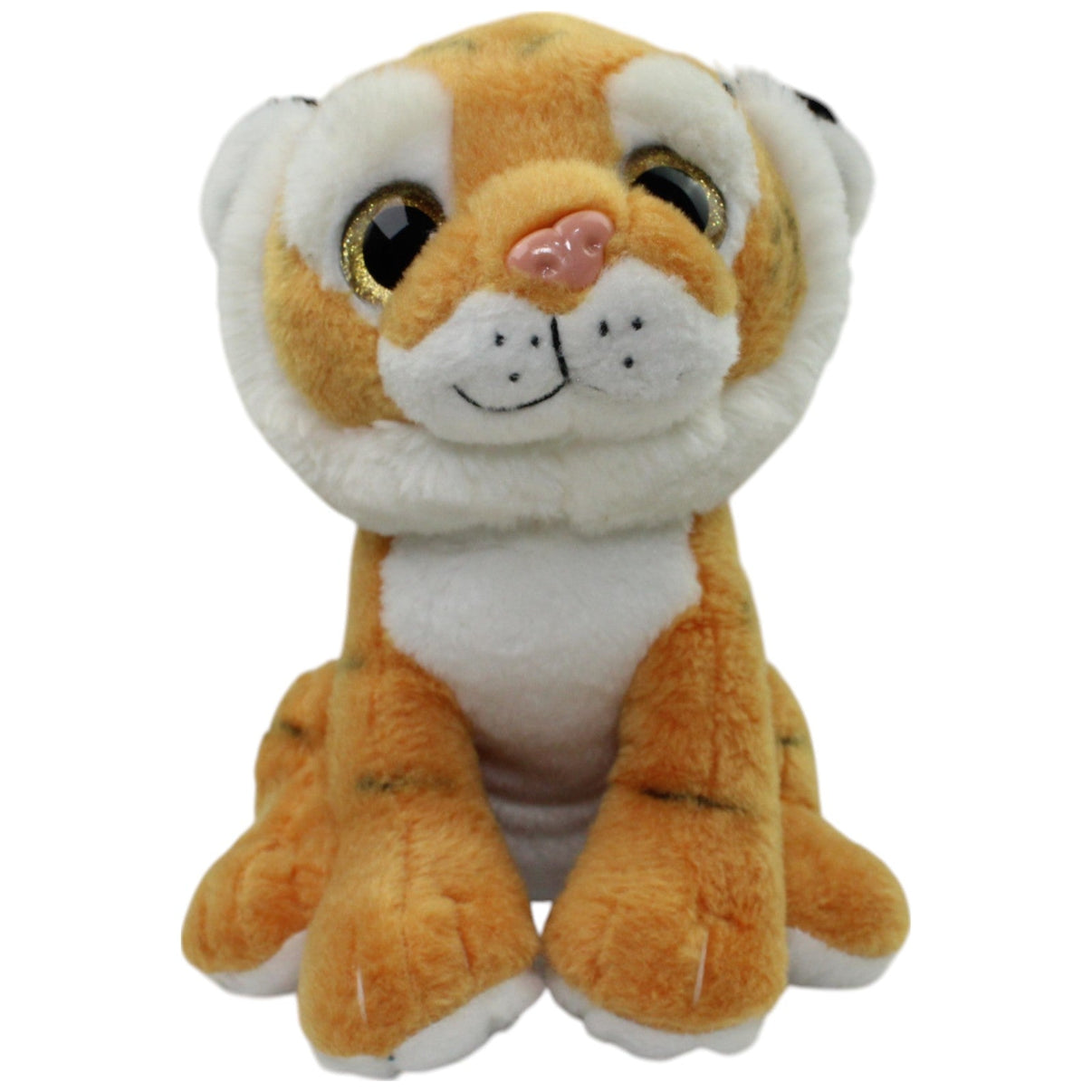 123000016121 Morgenroth Tigerbaby mit Glitzeraugen, sitzend Kuscheltier Kumpel Leo Gebraucht