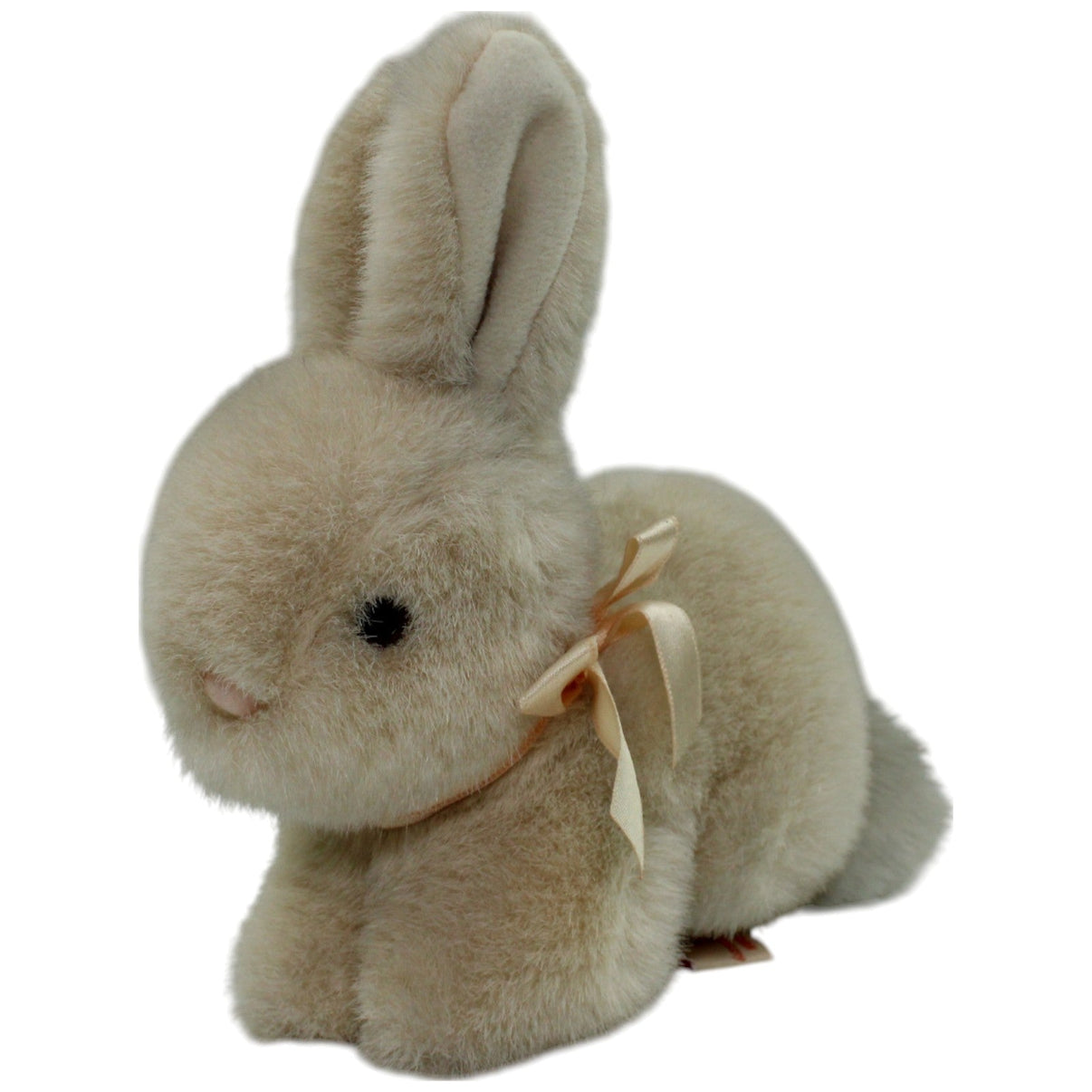 123000016147 Teddy - Hermann Kleiner Hase mit Schleife, beige Kuscheltier Kumpel Leo Gebraucht Kaninchen