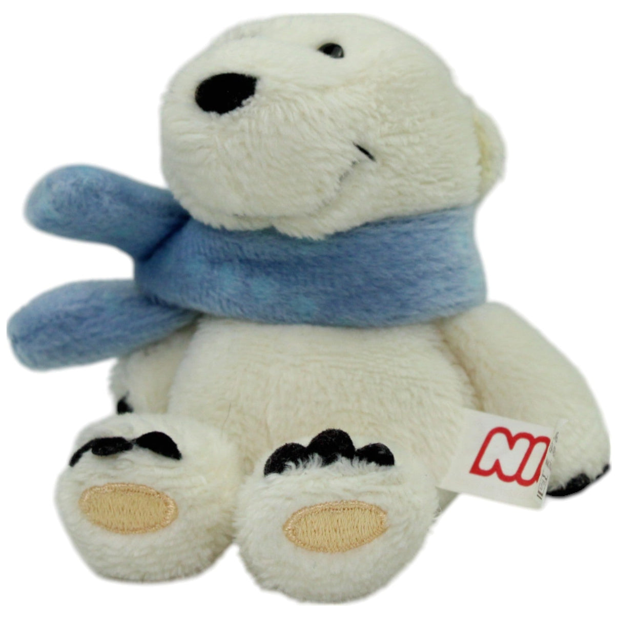 123000016150 NICI Eisbär mit Schal, mini Kuscheltier Kumpel Leo Gebraucht