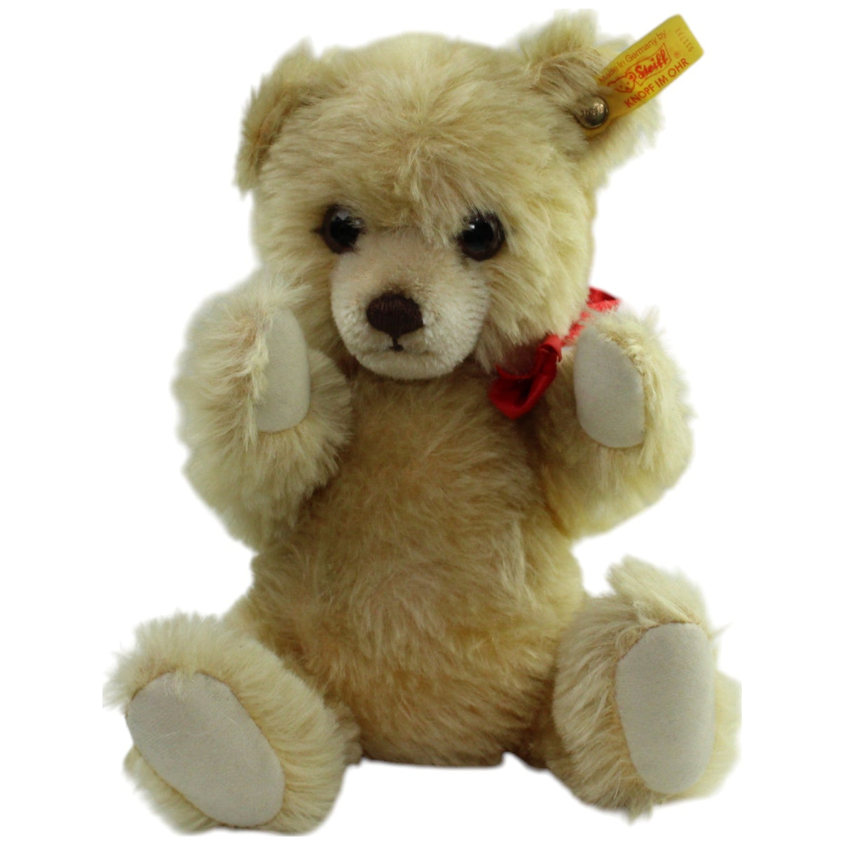 123000016152 Steiff Teddy Brummbär mit Quietscher & beweglichen Gliedern (011733) Kuscheltier Kumpel Leo _Vintage_ Gebraucht Teddy