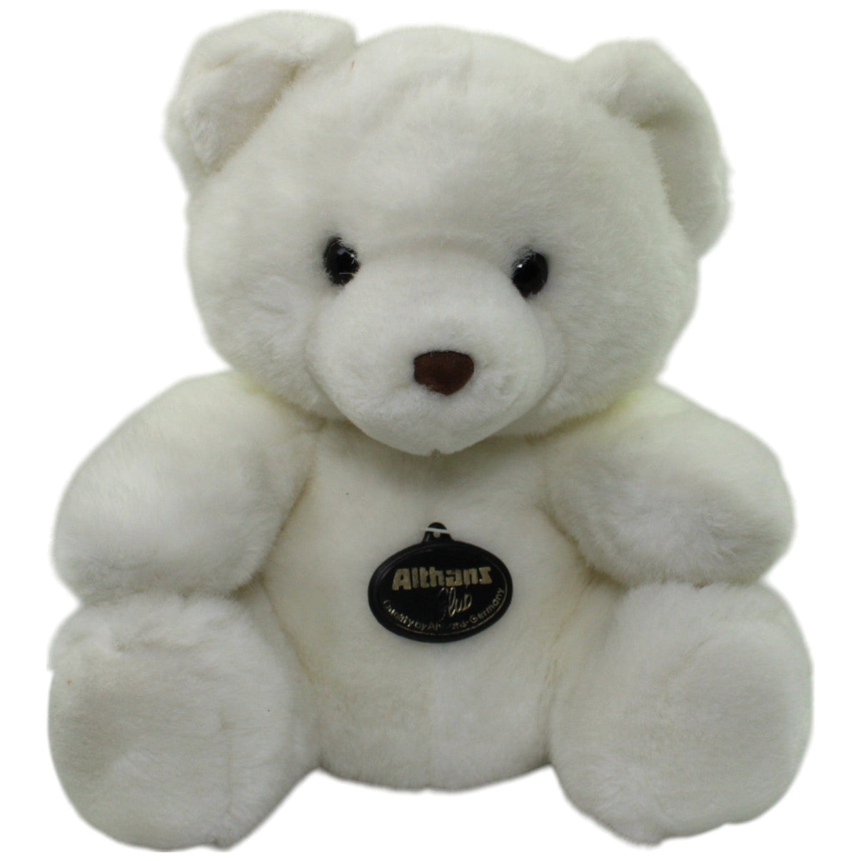123000016153 Althans Club Weißer Teddybär Kuscheltier Kumpel Leo _Vintage_ Gebraucht Teddy
