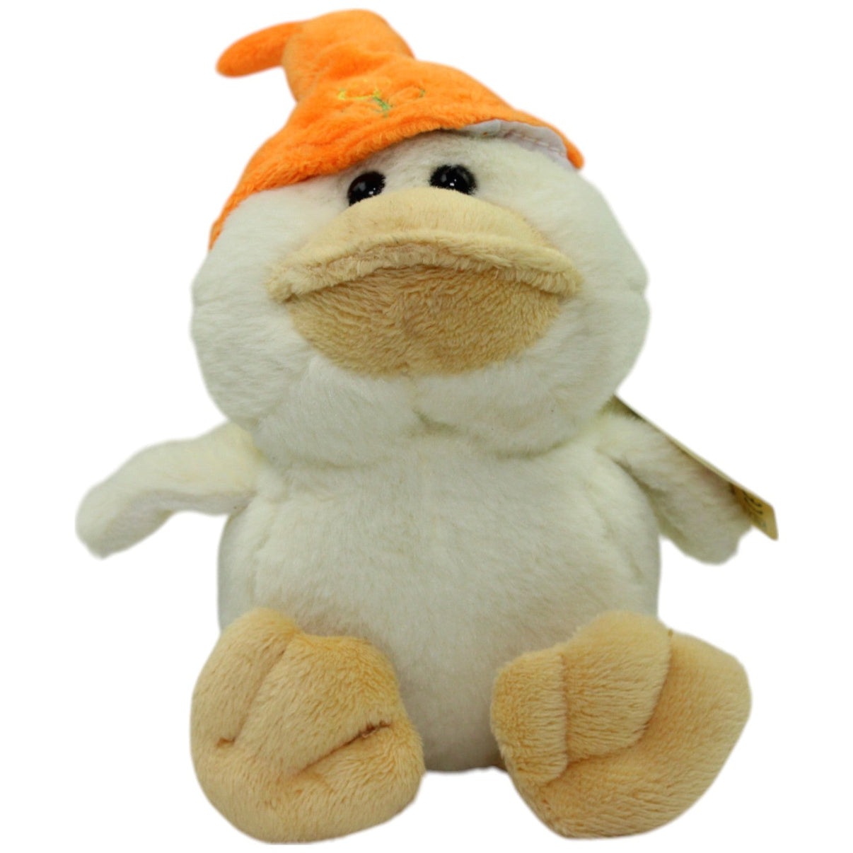 123000016158 Althans Club Süße Ente mit oranger Zipfelmütze Kuscheltier Kumpel Leo neu