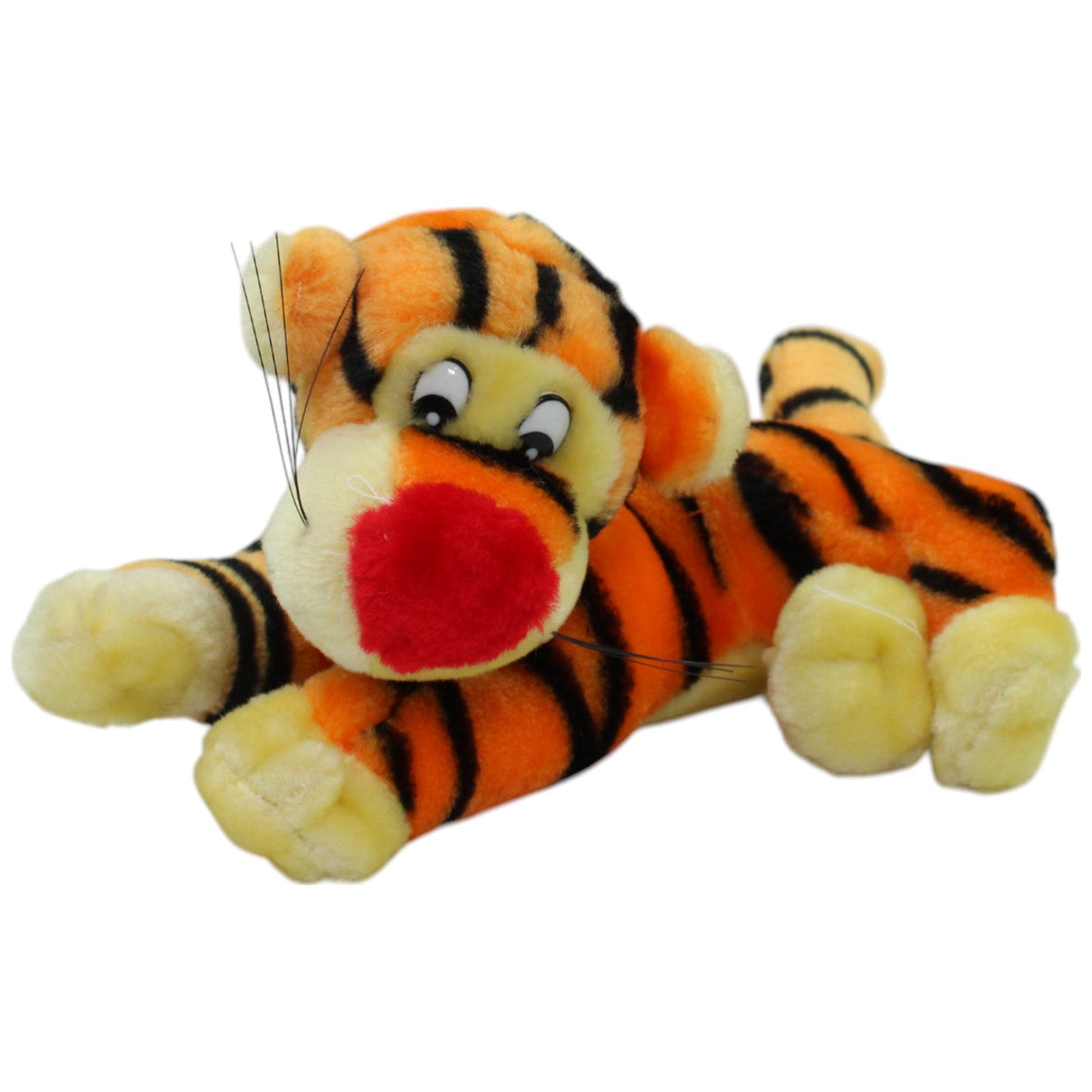 123000016165 Unbekannt Süßer Tiger, liegend Kuscheltier Kumpel Leo _Vintage_ Gebraucht Raubkatze