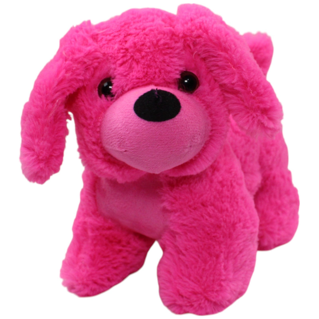 123000016166 Unbekannt Pinker weicher Hund Kuscheltier Kumpel Leo Gebraucht Hund