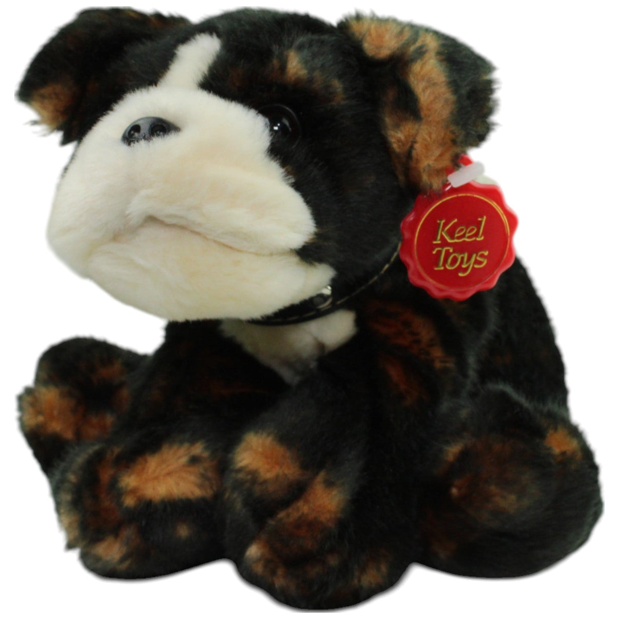 123000016176 Keel Toys Bulldogge Welpe Biffa mit Halsband Kuscheltier Kumpel Leo Gebraucht Hund
