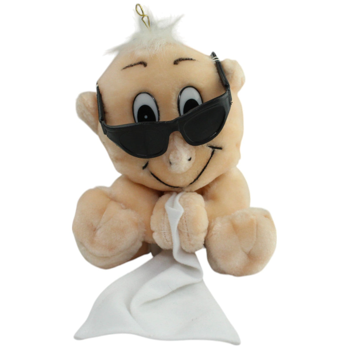123000016190 H. R. - Vertrieb Baby mit Sonnenbrille & Tuch Plüschfigur Kumpel Leo Gebraucht