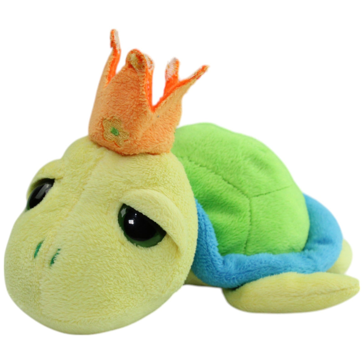 123000016193 Sunkid Süße Schildkröte mit Krone, bunt Kuscheltier Kumpel Leo Gebraucht