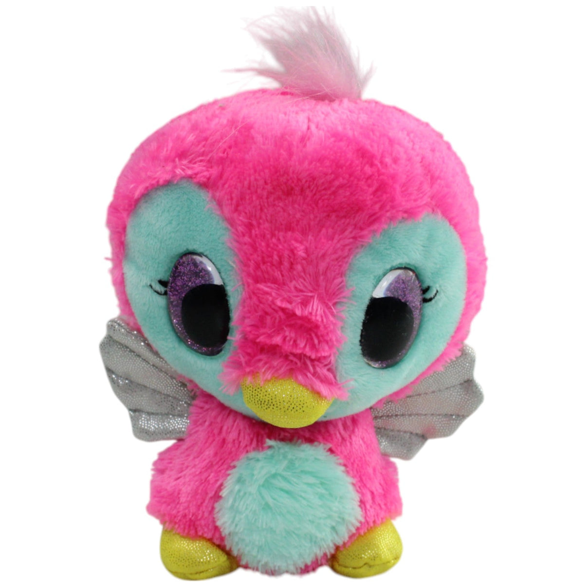 123000016202 Spin Master Hatchimals, pinker Pinguin mit Glitzer - Flügel Kuscheltier Kumpel Leo Fantasy Gebraucht