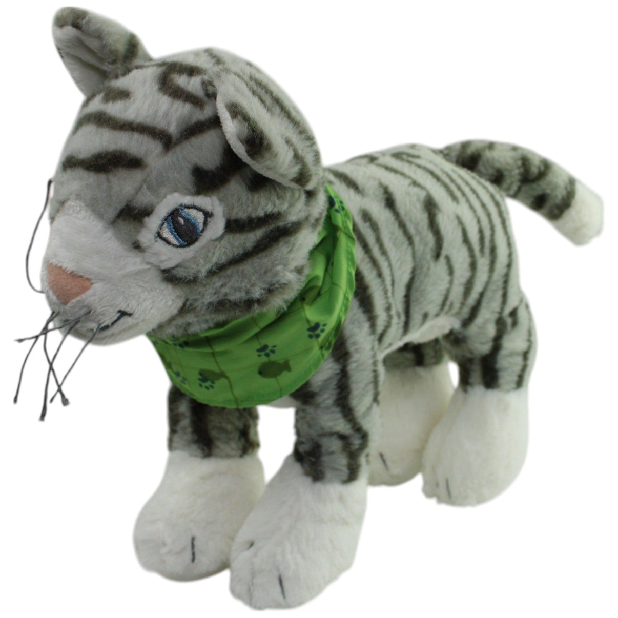 123000016203 IKEA Katze mit Halstuch, KLAPPAR Kuscheltier Kumpel Leo Gebraucht