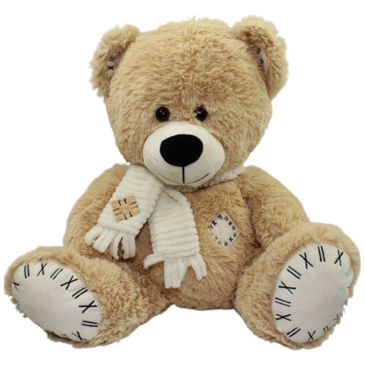 123000016259 Besttoy XL sitzender Teddybär, sitzend Kuscheltier Kumpel Leo Gebraucht Teddy Teddybär