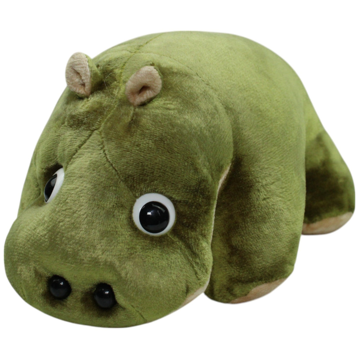 123000016269 Unbekannt Nilpferd, grün Kuscheltier Kumpel Leo _Vintage_ Gebraucht Vintage
