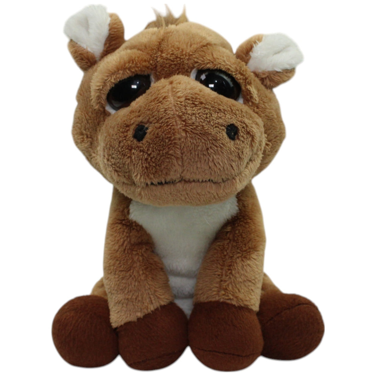 123000016295 Unbekannt The Petting Zoo, braunes Pferd Kuscheltier Kumpel Leo _Vintage_ Gebraucht Vintage
