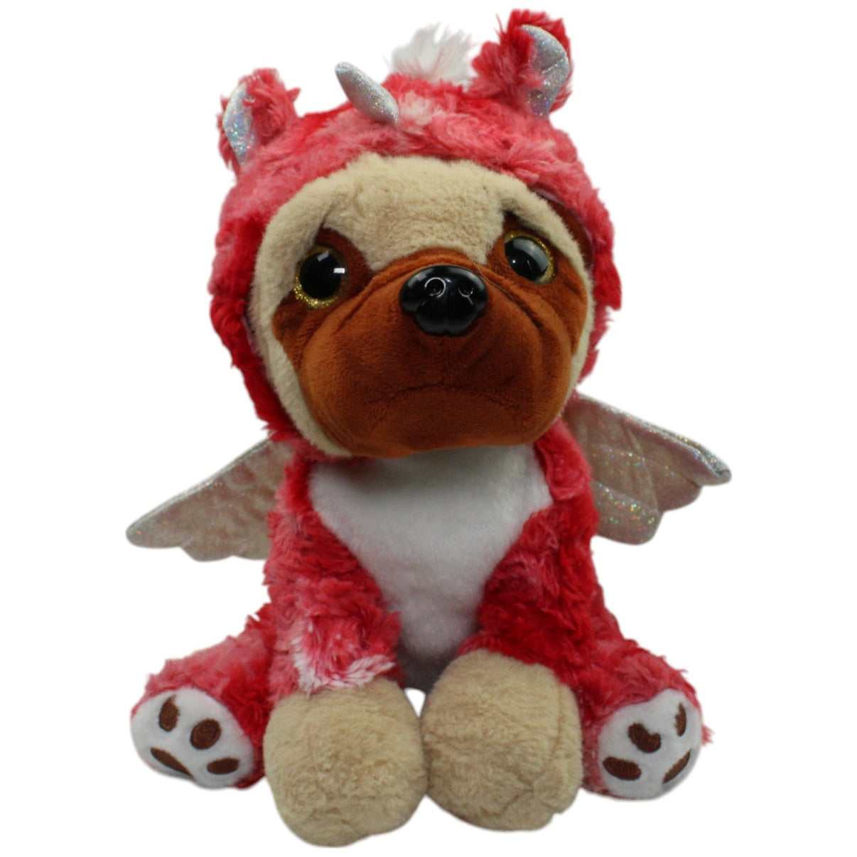 123000016299 Paul Import Mops im roten Einhorn - Kostüm Kuscheltier Kumpel Leo Gebraucht