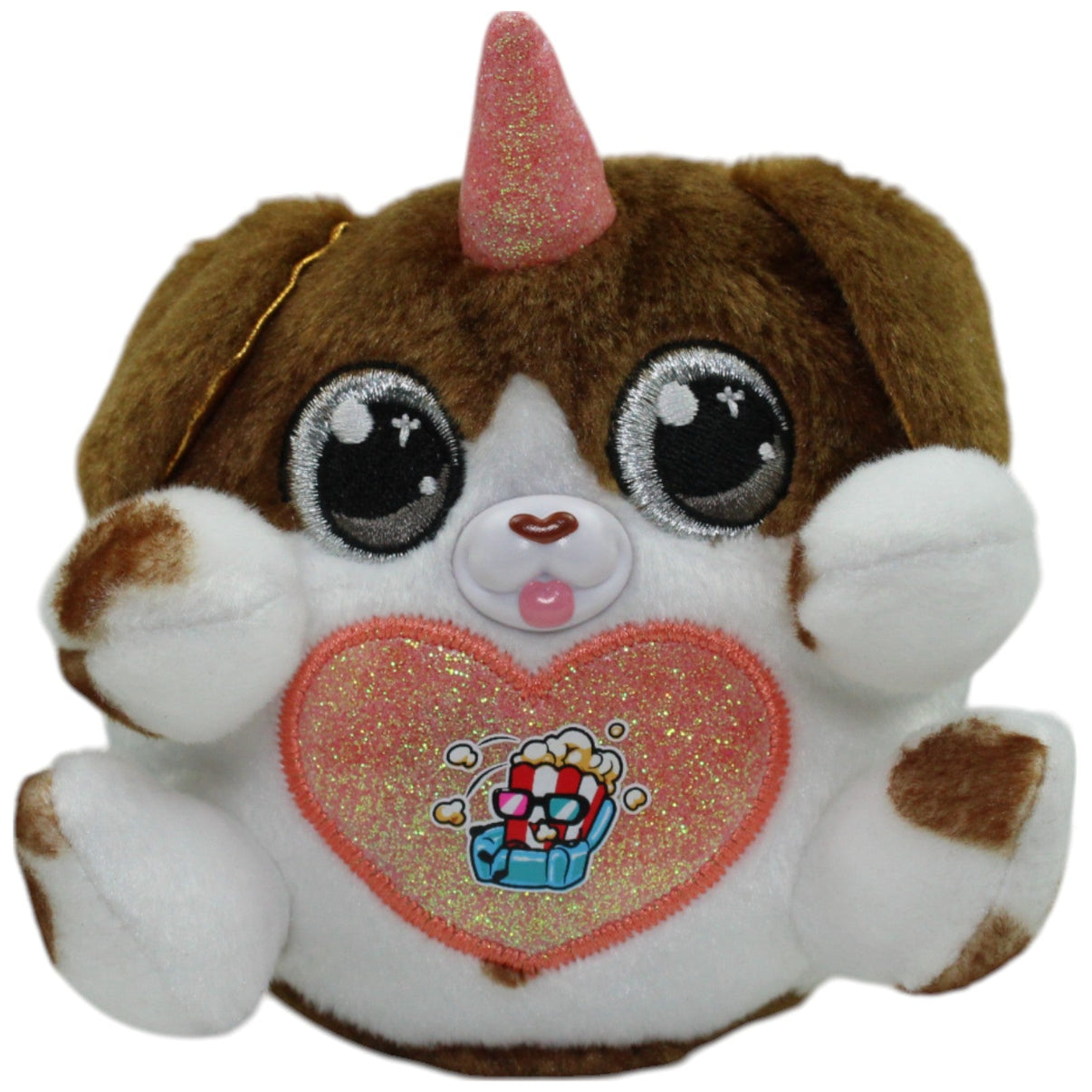 123000016301 Zuru Rainbocorns Puppycorn Surprise, Hund braun - weiß Kuscheltier Kumpel Leo Einhorn Fantasy Gebraucht