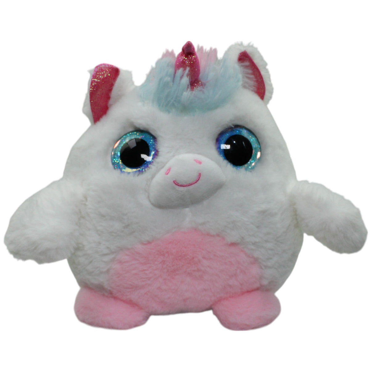 123000016303 TEDI Kuschelfreund, Süßes rundes Einhorn Kuscheltier Kumpel Leo Gebraucht